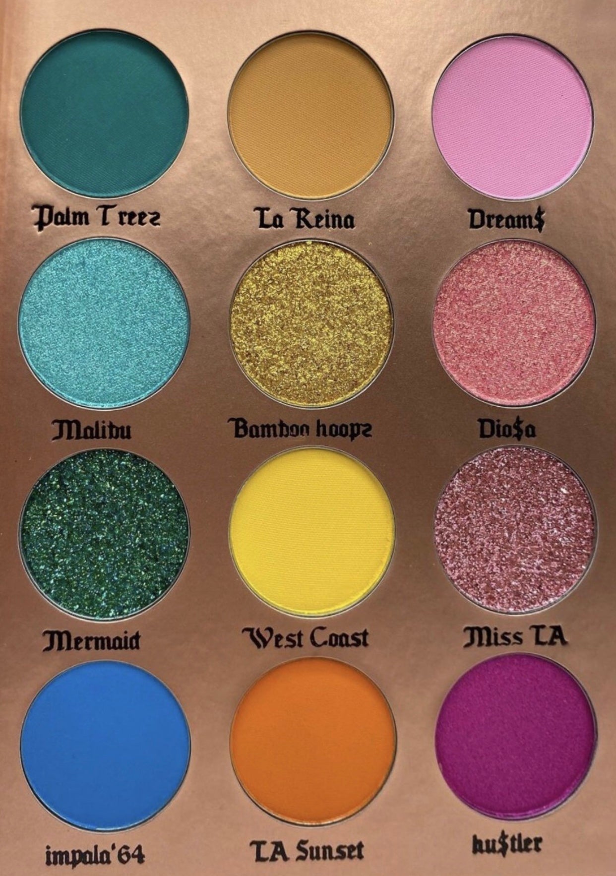 MISS LOS ANGELES EYESHADOW PALETTE